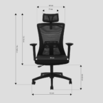 Stolica Office Fantech OC-A258SV2 bela - Slika 12