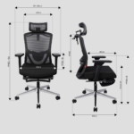 Stolica Office Fantech OC-A259 PRO crna - Slika 8