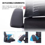 Stolica Office Fantech OC1 PRO Ergonomska crna - Slika 8