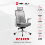 Stolica Office Fantech OC1 PRO Ergonomska siva - Slika 2