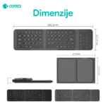 Tastatura Coteci 65 Fold crna - Slika 7