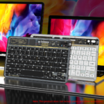 Tastatura Coteci Crystal 84008 Wireless transparent bela - Slika 2