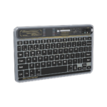 Tastatura Coteci Crystal 84008 Wireless transparent crna