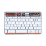 Tastatura Coteci Punk 84012 Wireless transparent bela