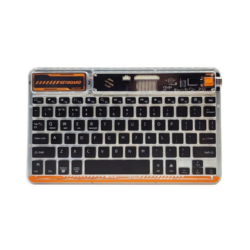 Tastatura Coteci Punk 84012 Wireless transparent crna