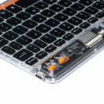 Tastatura Coteci Punk 84012 Wireless transparent plava - Slika 7