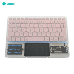 Tastatura Coteci Punk 84013 Wireless touchpad transparent pink