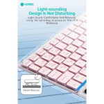 Tastatura Coteci Punk 84013 Wireless touchpad transparent pink - Slika 3