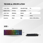 Tastatura Gaming Fantech K515 Shikari crna - Slika 11