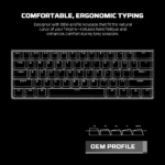 Tastatura Mehanicka Gaming Fantech MK211 RGB Atom61 crna (red switch) - Slika 10