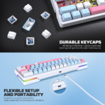 Tastatura Mehanicka Gaming Fantech MK611 Atom x63 AME plava (rosie switch) - Slika 10
