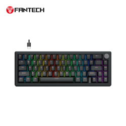 Tastatura Mehanicka Gaming Fantech MK614 Atom x66 Retro crna (ice apricot switch)