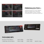 Tastatura Mehanicka Gaming Fantech MK853 RGB Maxpower (red switch) Space Edition - Slika 8