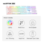 Tastatura Mehanicka Gaming Fantech MK855 RGB Maxfit 108 Space Edition (Red switch) - Slika 6