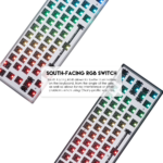 Tastatura Mehanicka Gaming Fantech MK857 RGB Maxfit61 FROST crna (Blue switch) - Slika 8