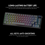 Tastatura Mehanicka Gaming Fantech MK858 RGB Maxfit67 crna (brown switch) - Slika 8