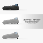 Tastatura gejmerska mehanicka bezicna MAXFIT67 MK858 crna (Kaith box white switch) FANTECH - Slika 9