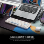 Tastatura gejmerska mehanicka bezicna MAXFIT67 MK858 space edition (Kaith box white switch) FANTECH - Slika 14