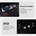 Tastatura Mehanicka Gaming Fantech MK875 RGB Atom 81 SkyBlue (Rosie switch) - Slika 9