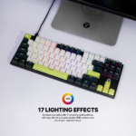 Tastatura Mehanicka Gaming Fantech MK877S RGB Atom 87S Mori bela (rosie switch) - Slika 11