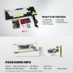Tastatura Mehanicka Gaming Fantech MK877S RGB Atom 87S Mori bela (rosie switch) - Slika 12