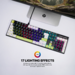Tastatura Mehanicka Gaming Fantech MK878S RGB Atom 104S Mori plava (taro switch) - Slika 7