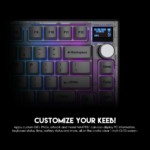 Tastatura Mehanicka Gaming Fantech MK910 RGB PBT Maxfit81 Frost Wireless crna (blue switch) - Slika 7