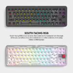 Tastatura Mehanicka Gaming Fantech MK911 RGB Vibe Maxfit 70 Epic Greyscale Wireless (Yellow switch) - Slika 7