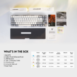 Tastatura Mehanicka Gaming Fantech MK911 RGB Vibe Maxfit 70 Epic Greyscale Wireless (Yellow switch) - Slika 12