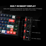 Tastatura Mehanicka Gaming Fantech MK917 RGB Atom PRO79 Wireless bela (Blue switch) - Slika 11