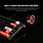 Tastatura Mehanicka Gaming Fantech MK917 RGB Atom PRO79 Wireless bela (Red switch) - Slika 7