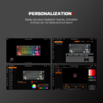 Tastatura Mehanicka Gaming Fantech MK917 RGB Atom PRO79 Wireless bela (Red switch) - Slika 15