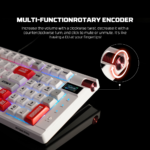 Tastatura Mehanicka Gaming Fantech MK918 RGB Atom PRO97 Wireless crna (Red switch) - Slika 11