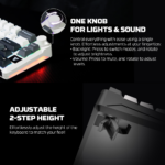 Tastatura Mehanicka Gaming Fantech MK919 Atom PRO66 siva (Blue switch) - Slika 9