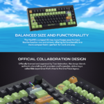 Tastatura Mehanicka Gaming Fantech MK921 Maxfit 8 Wireless ONE PIECE - ZORO (white switch) - Slika 10
