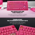 Tastatura Mehanicka Gaming Fantech MK921 Maxfit 8 Wireless pink (white switch) - Slika 10