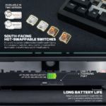 Tastatura Mehanicka Gaming Fantech MK921 Maxfit 8 Wireless white white switch - Slika 8