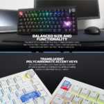 Tastatura Mehanicka Gaming Fantech MK921 Maxfit 8 Wireless white white switch - Slika 11