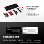 Tastatura Wired Magnetic Gaming Fantech MK811 RGB Atom HE68 bela (emerald switch) - Slika 10