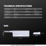 Tastatura Wired Magnetic Gaming Fantech MK811 RGB Atom HE68 crna (emerald switch) - Slika 8