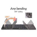 Tastatura Wireless sa touchpadom rasklopiva bela - Slika 7
