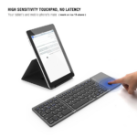 Tastatura Wireless sa touchpadom rasklopiva bela - Slika 8