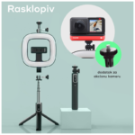 Tripod držač za telefon sa led svetlom - Slika 8