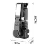 Tripod stabilizator Q18 4u1 crni - Slika 11