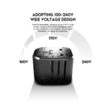 Univerzalni Multi Adapter Fantech TAC1 Power Cube 20W, PD, QC 3.0, 20W, crni - Slika 6