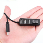 USB 3.1 HUB 4 porta JWD-U30 crni - Slika 3