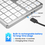 Wireless numpad JWD beli - Slika 6