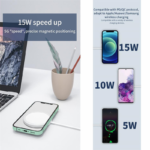 Wireless punjac iPhone 12 magnetic 15W beli - Slika 4