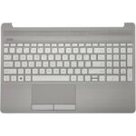 Palmrest (C Cover) sa tastaturom za laptop HP 250 255 256 G8 15S-DU 15-DW srebrni