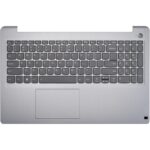 Palmrest (C Cover) sa tastaturom za laptop Lenovo ideapad 3-15ITL6 3-15ADA6 3-15ALC6 silver